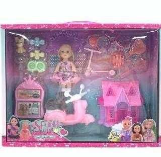 Σετ κούκλα με κατοικίδιο και αξεσουάρ - HX667C-2 - 345420