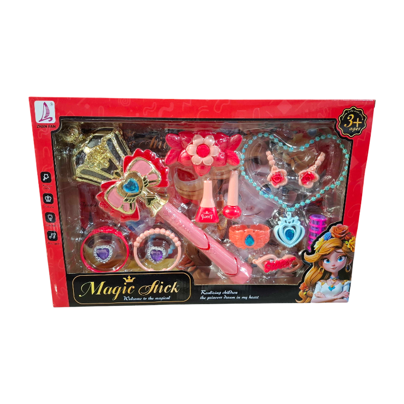 Σετ μαγικό ραβδί LED με αξεσουάρ ομορφιάς - 621-8 - 730160 - Image 2