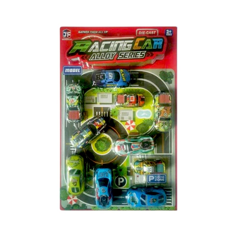 Σετ μεταλλικά αυτοκινητάκια - 10pcs - 598-11C - 215647