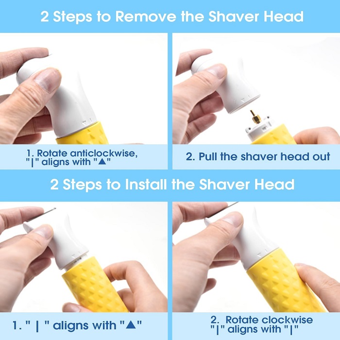 Σετ ξυρίσματος και καθαρισμού προσώπου-σώματος - 80155 - DSP - 614627 - Yellow - Image 3