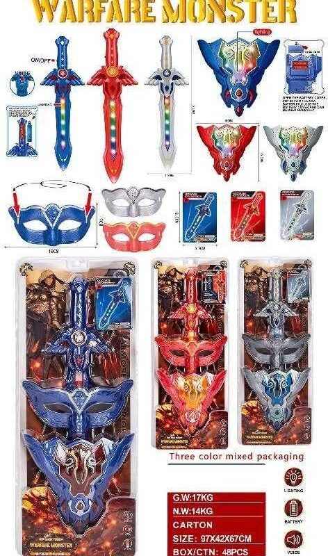 Σετ σούπερ ήρωα με σπαθί και αξεσουάρ - 608A40 - 730147