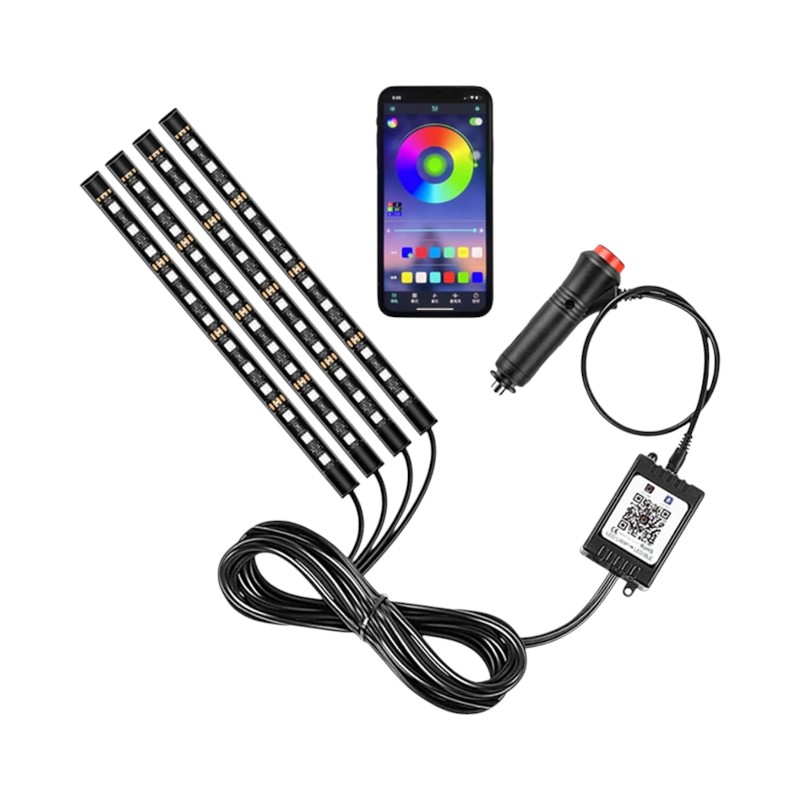 Σετ φωτισμού καμπίνας αυτοκινήτου LED - R-D19101-P12 - 110020