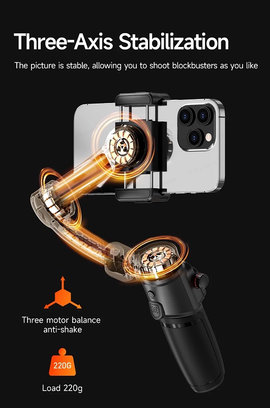 Σταθεροποιητής εικόνας Gimbal για smartphone - M05 - 813676 - Image 2