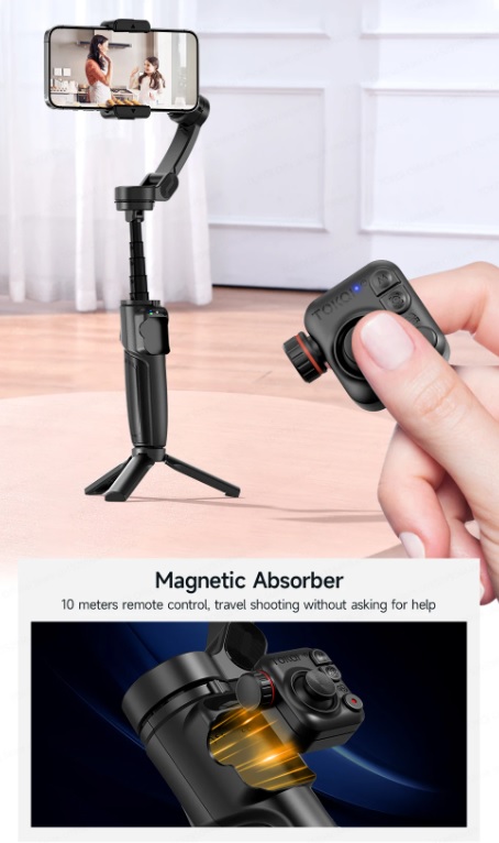 Σταθεροποιητής εικόνας Gimbal για smartphone - M05 - 813676 - Image 8