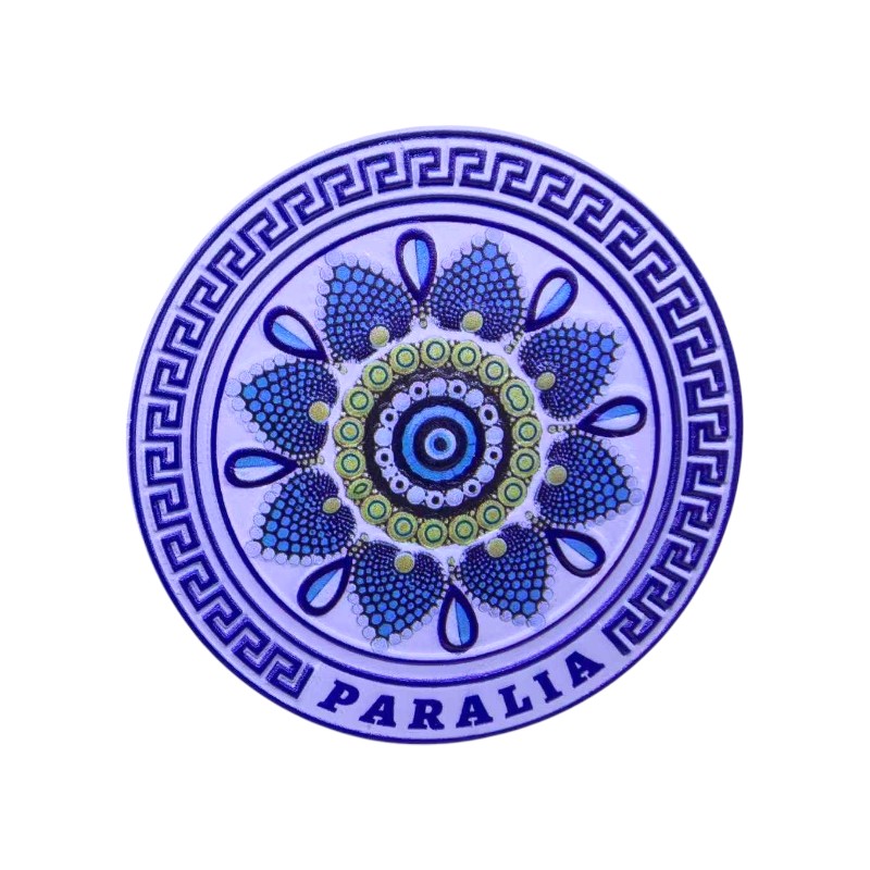 Τουριστικό μαγνητάκι Souvenir - Σετ 12pcs - Paralia - 678432