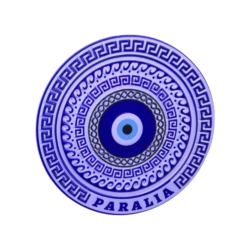 Τουριστικό μαγνητάκι Souvenir - Σετ 12pcs - Paralia - 678433