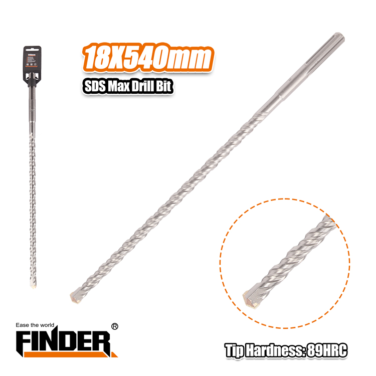 Τρυπάνι μπετού SDS MAX - 18x540mm - Finder - 196424 - Image 2
