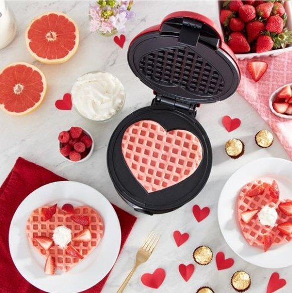 SIO Mini Βαφλιέρα Καρδιά – Μικρή, Γρήγορη & Ιδανική για Γλυκά & Σνακ