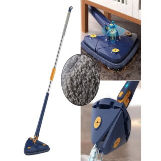 SIO Τριγωνική Σφουγγαρίστρα Επόμενης Γενιάς με Εργονομικό Στιλβωτή και Μικροΐνες