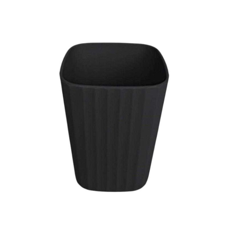 Θήκες οδοντόβουρτσας πλαστικές σε σετ 5Χ - Black - 21783