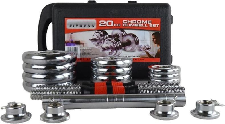 Σετ αλτήρες γυμναστικής με μπάρα - 20kg - 556646 - Image 4