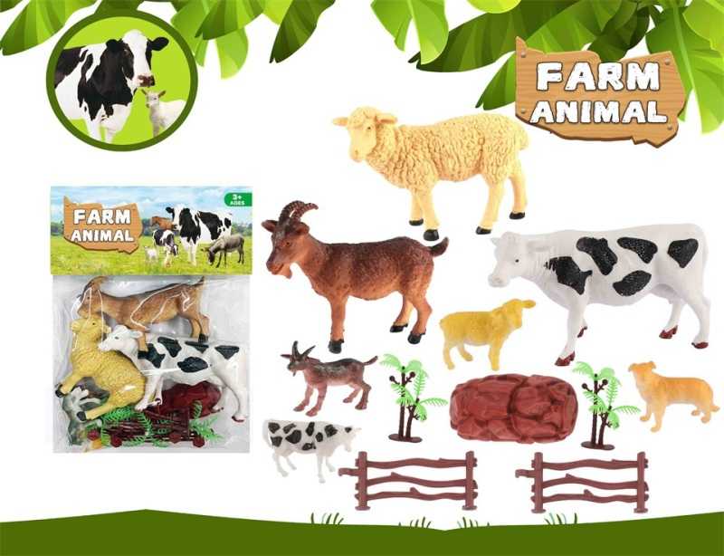 Σετ φιγούρες ζώων φάρμας - 12pcs - 124-32E - 917523 - Image 2
