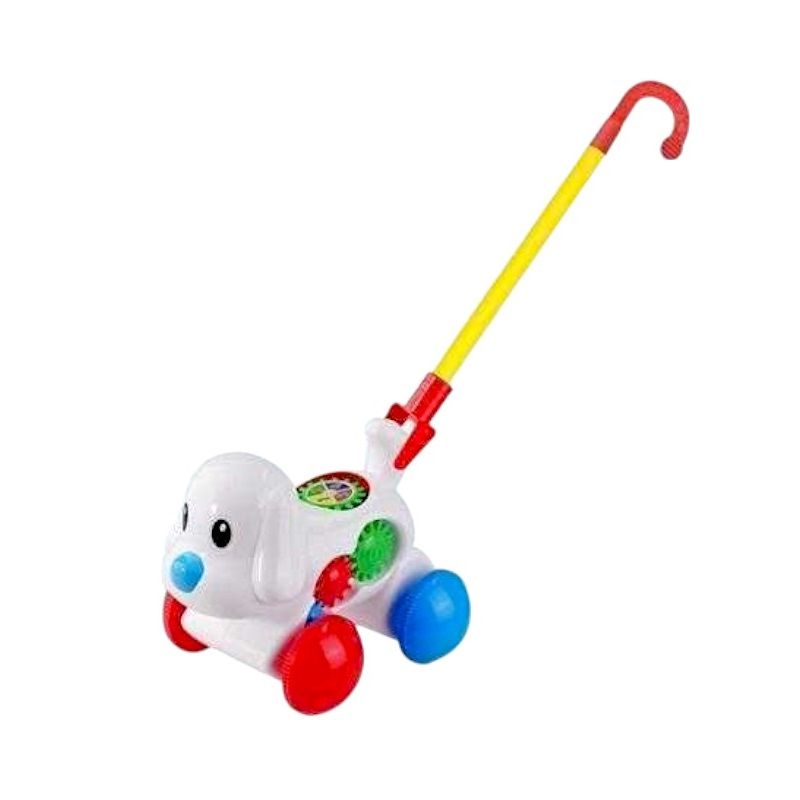 Συρόμενο παιχνίδι Σκυλάκι - 0515 - 117288 - White