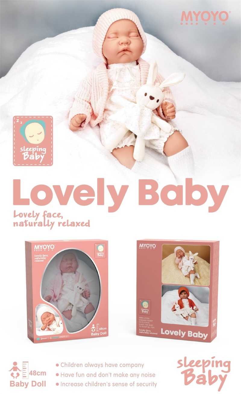Κούκλα μωρό με αξεσουάρ - 48cm - YT18-4A - 917436 - Image 2