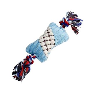 Λούτρινο παιχνίδι σκύλου με σχοινί - 20x7cm - 12pcs - 550805