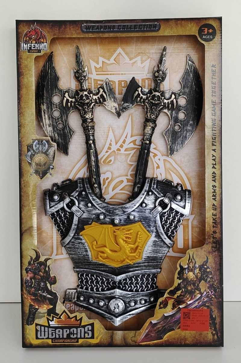 Σετ αρχαίου πολεμιστή με πανοπλία και αξεσουάρ - 205-17 - 917277 - Image 2