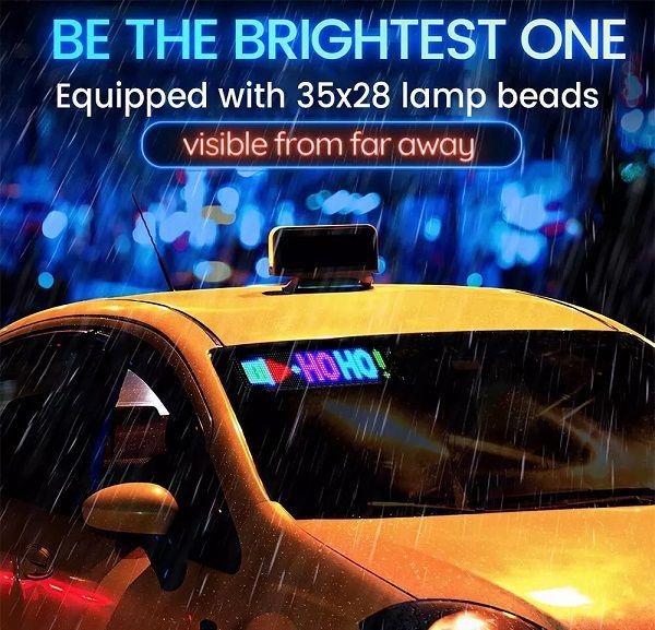 Διαφημιστική εύκαμπτη πινακίδα οχημάτων LED με τηλεχειριστήριο - 1122110A/04316 - 110851 - Image 4