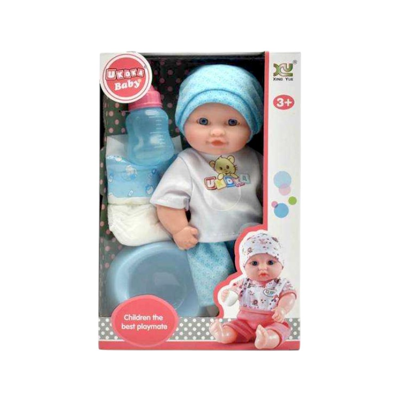 Κούκλα μωρό με αξεσουάρ φροντίδας - 8038-E412 - 917456