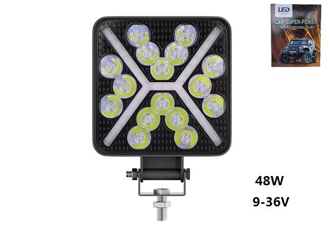 Προβολέας οχημάτων LED - 48W - 12/24V - 1102241B/S35 - 110864 - Image 2