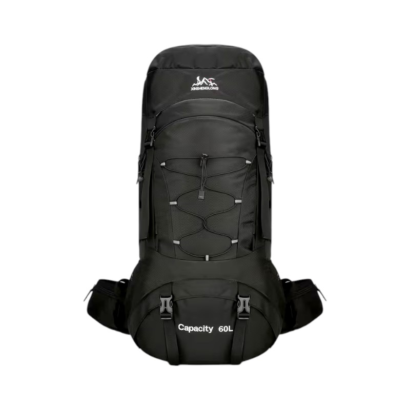 Σακίδιο πλάτης ορειβατικό - H2410 - 60L - 251609 - Black