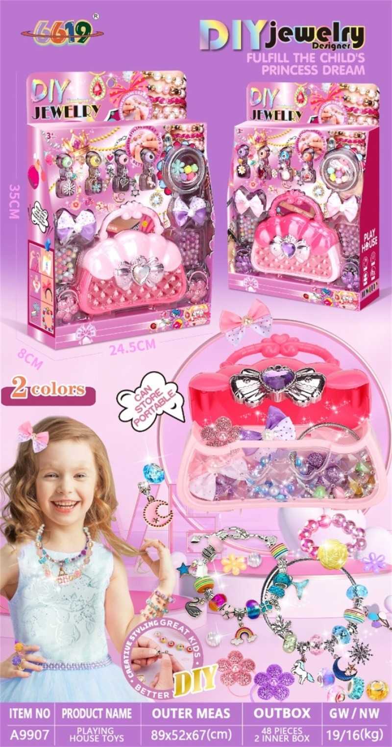 Σετ κατασκευής κοσμημάτων DIY με τσάντα - A9907DIY - 917524 - Image 2