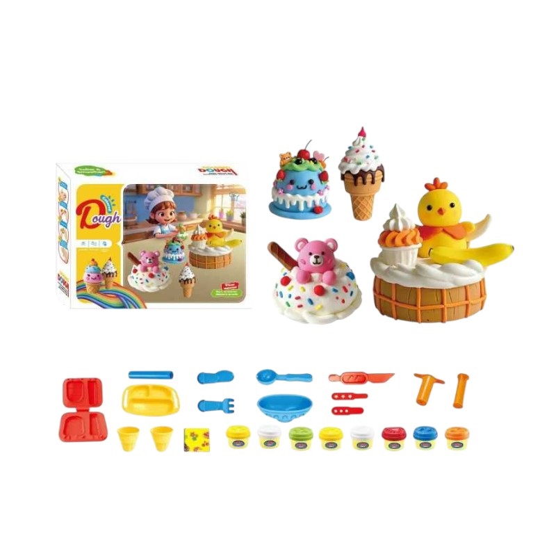 Σετ κατασκευών DIY με πλαστελίνη - LC-9016 - 917314