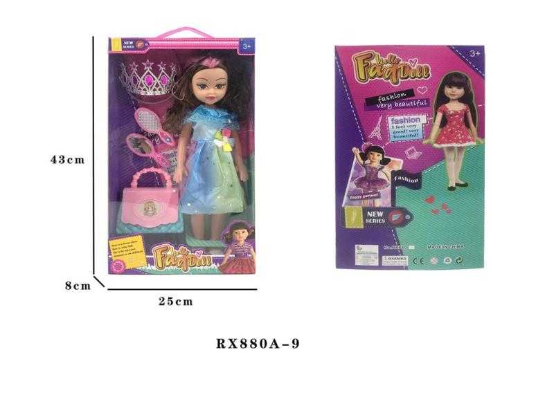 Σετ κούκλα με αξεσουάρ ομορφιάς - RX880A-918 - 917452 - Image 2