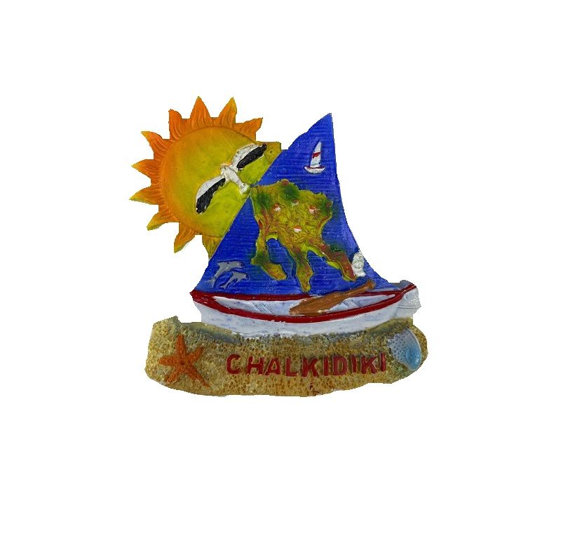 Tουριστικό μαγνητάκι Souvenir – Σετ 12pcs - Chalkidiki - 678093
