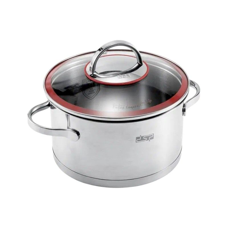 Κατσαρόλα ανοξείδωτη με καπάκι - 3.6L - CS003-B20 - DSP - 561604