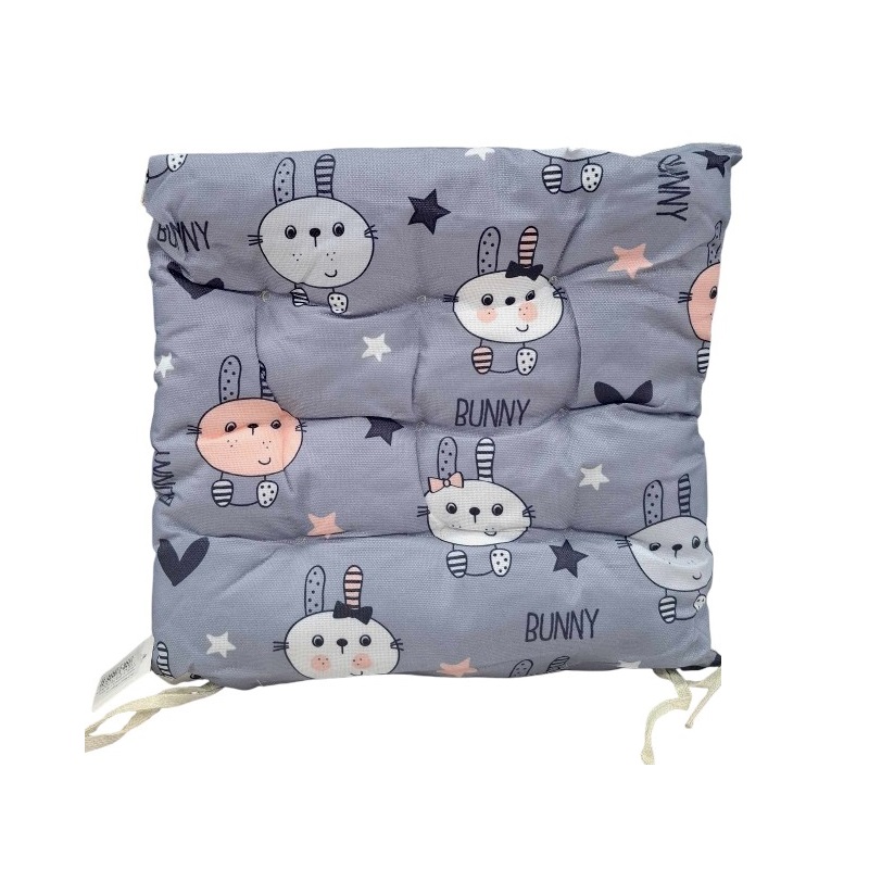 Μαξιλάρι καρέκλας παιδικό - 40x40cm - 720203 - Dark Grey