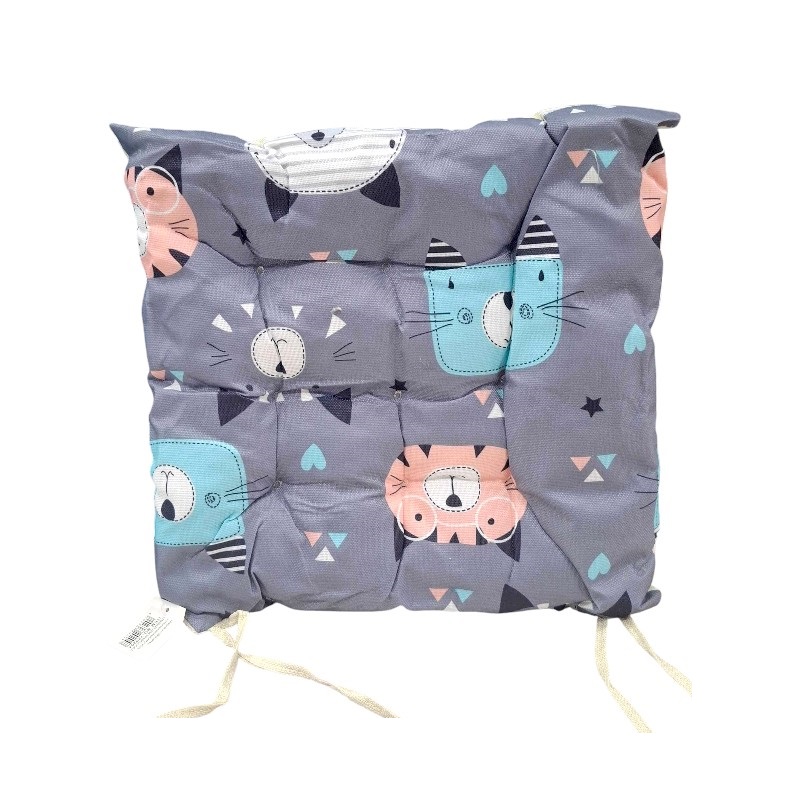 Μαξιλάρι καρέκλας παιδικό - 40x40cm - 720204 - Grey