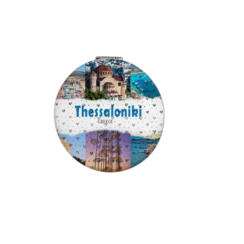 Σετ 12Χ - Kαθρέπτης τσέπης Souvenir - Thessaloniki - 7*7*3cm - 871845