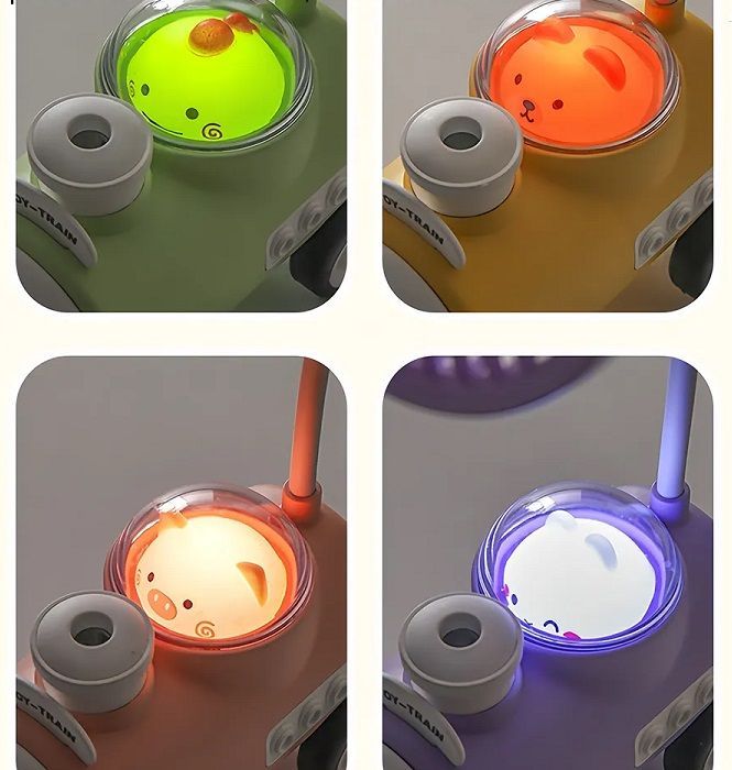 Επαναφορτιζόμενος ανεμιστήρας Αυτοκινητάκι με ξύστρα και φωτάκι νυκτός - MU339A - 033190 - Green - Image 2