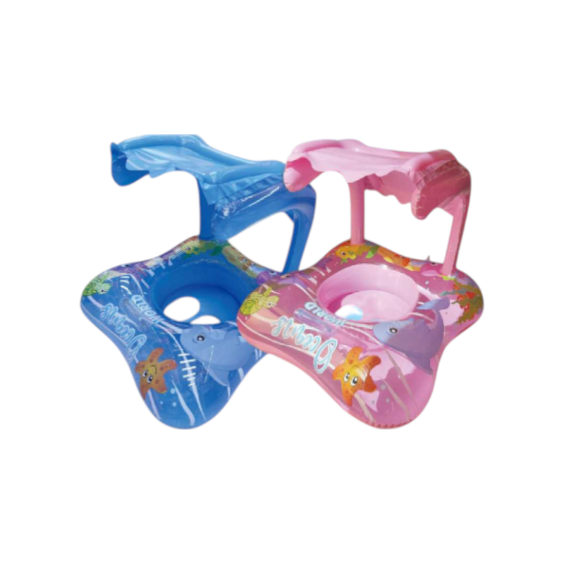 Παιδικό φουσκωτό σωσίβιο με κάθισμα & σκέπαστρο - 155015