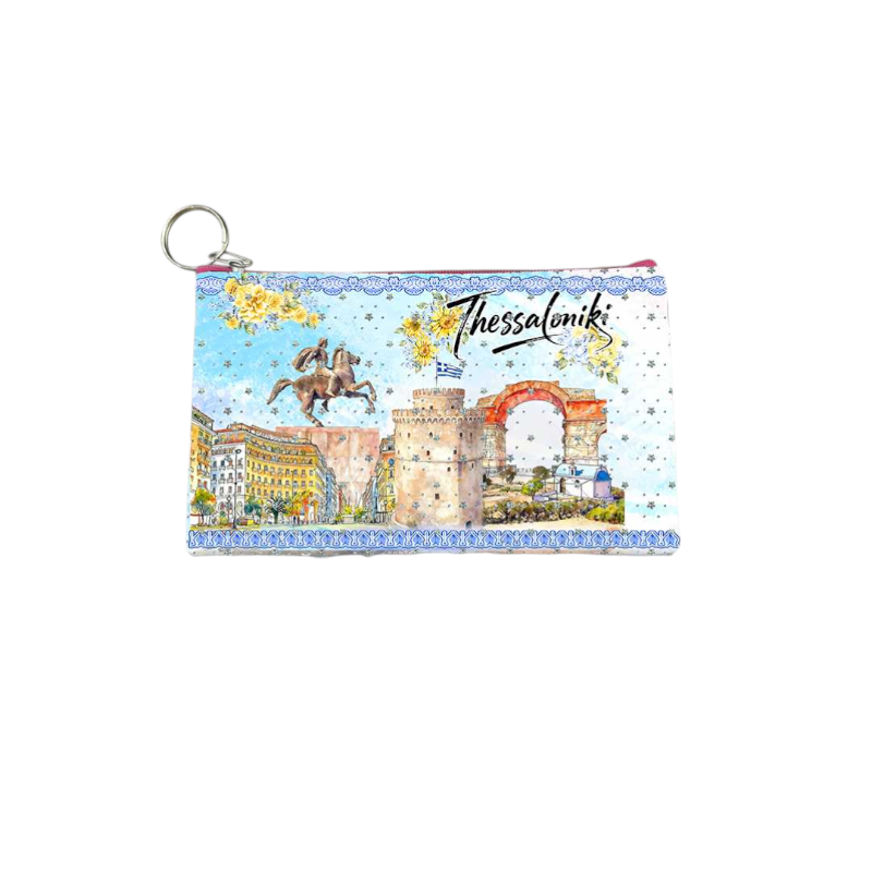 Πορτοφόλι Souvenir μπρελόκ - Σετ 10pcs - PVC - Thessaloniki - 16*10cm - 871707