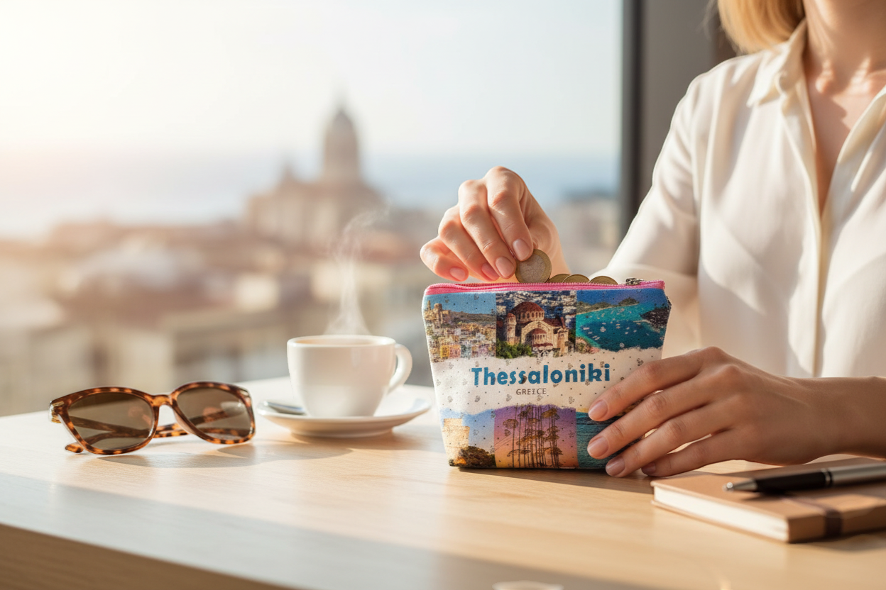 Σετ 12Χ - Πορτοφόλι Souvenir μπρελόκ mini - PVC - Thessaloniki - 11*7*4cm - 871805 - Image 3