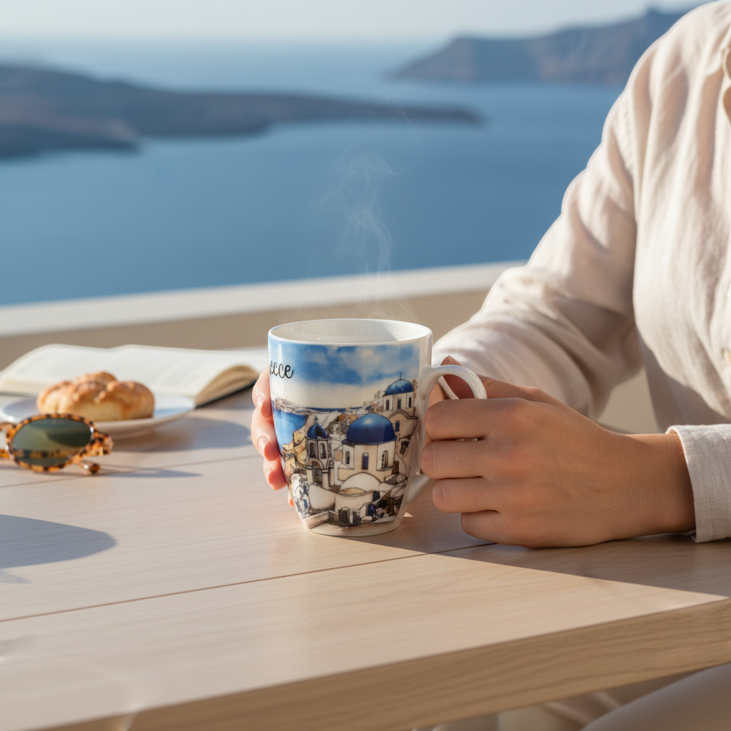 Σετ κεραμική κούπα Souvenir - 12pcs - Greece - 221127 - Image 2