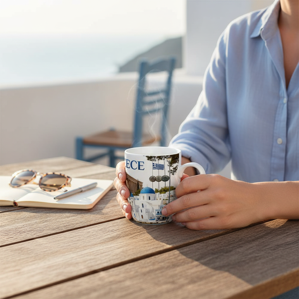Σετ κεραμική κούπα Souvenir - 12pcs - Greece - 224172 - Image 2