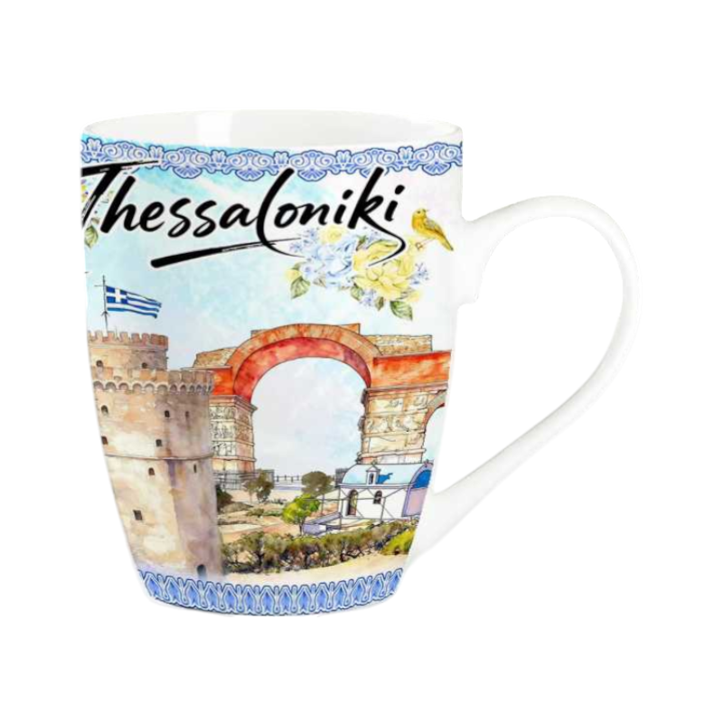 Σετ κεραμική κούπα Souvenir - 12pcs - Thessaloniki - 224134