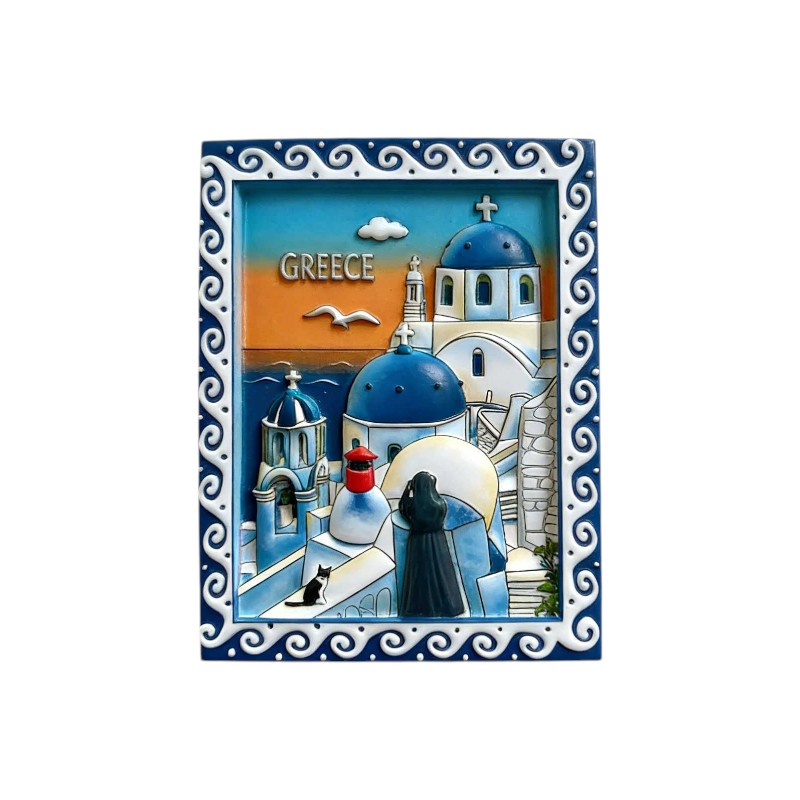 Tουριστικό μαγνητάκι Souvenir - Σετ 12pcs - Greece - 678520