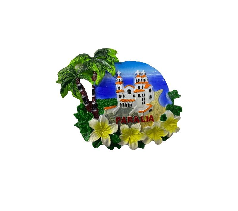 Tουριστικό μαγνητάκι Souvenir - Σετ 12pcs - Paralia - 678118