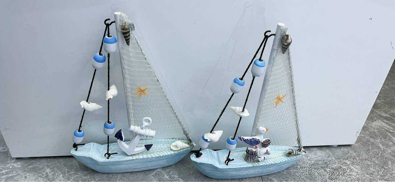 Διακοσμητικό Souvenir Καραβάκι - Σετ 2 τεμάχια - L2026-33AB - 125565 - Image 2