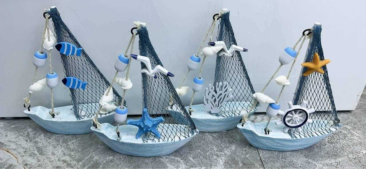 Διακοσμητικό Souvenir Καραβάκι - Σετ 8 τεμάχια - L2026-32ABCD - 125564 - Image 2