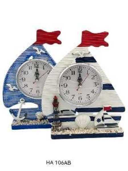 Διακοσμητικό Souvenir - Ρολόι - Σετ 2 τεμάχια - HA-106AB - 921270