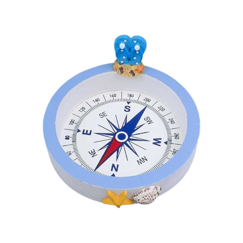 Διακοσμητικό Souvenir τασάκι Πυξίδα - Σετ 2 τεμάχια - LY2647 - 125542