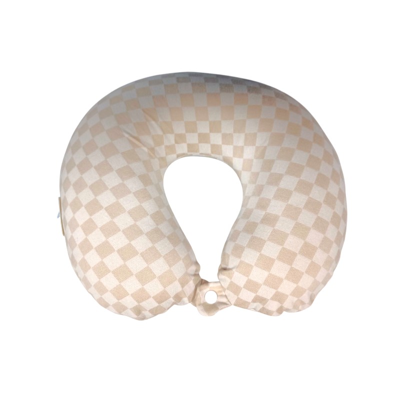 Μαξιλάρι αυχένα ταξιδίου - Memory Foam - 718875 - Beige