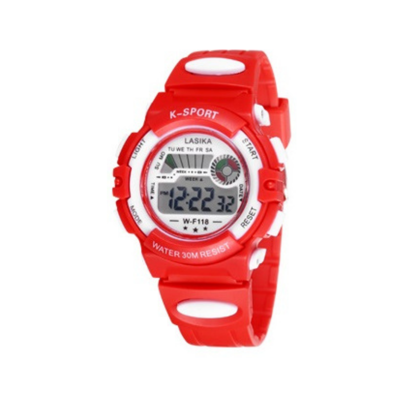 Παιδικό ψηφιακό ρολόι χειρός - WF118 - Lasika - 115145 - Red