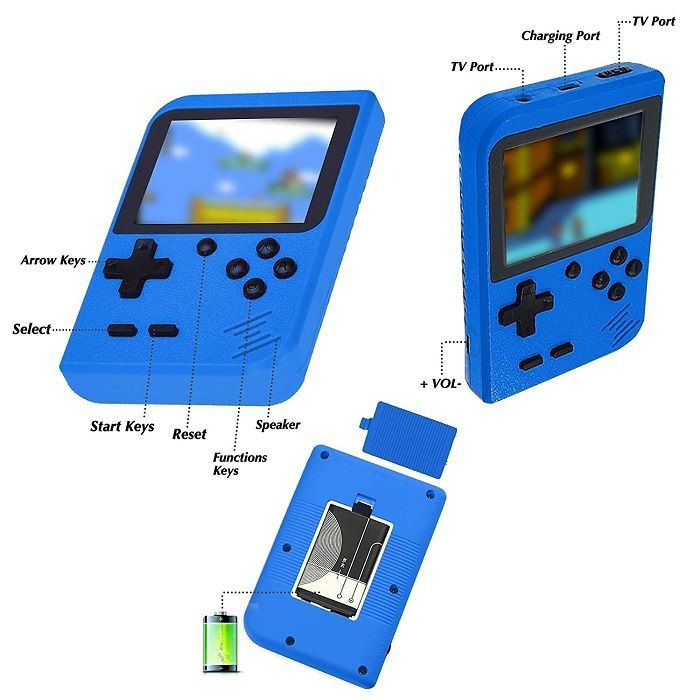 Φορητή κονσόλα παιχνιδιών - 500 - 811061 - Green - Image 2