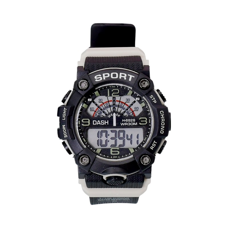 Ψηφιακό ρολόι χειρός - D6826 - Dash - 115166 - White