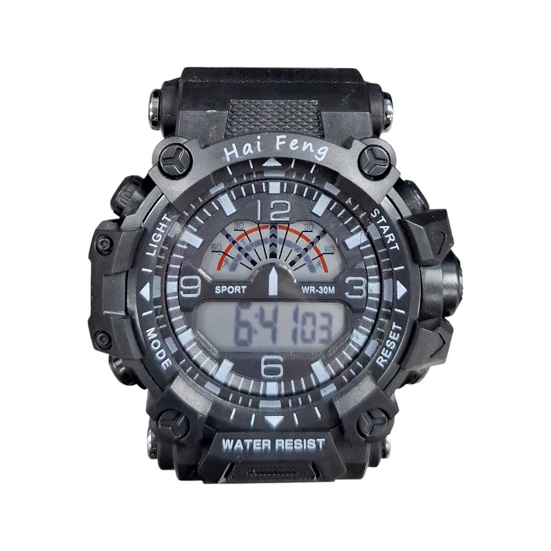 Ψηφιακό ρολόι χειρός - SH9918 - 115186 - Black/Black